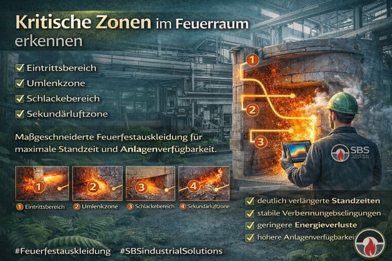 Kritische Zonen im Feuerraum erkennen und richtig auslegen